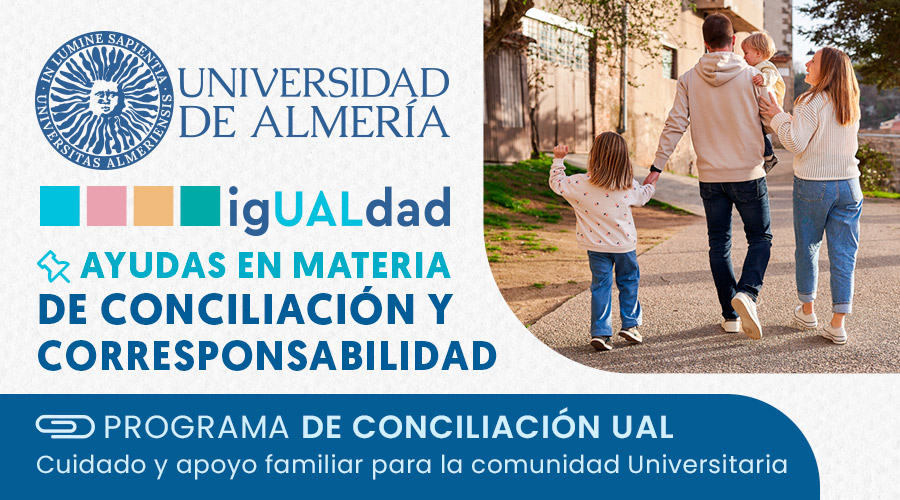 igUALdad Ayudas en materia de Conciliación y Corresponsabilidad. Universidad de Almería. 2026