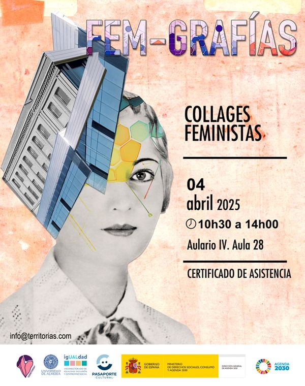 IgUALdad. TerritoriAS: Collages feministas para alumnas, profesoras y mujeres del personal administrativo. 4 de abril de 2025