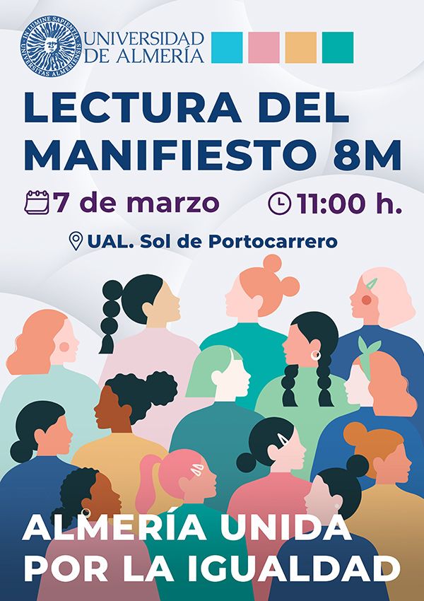 ALMERÍA UNIDA por la Igualdad. Lectura del Manifiesto 8M Universidad de Almería 2025