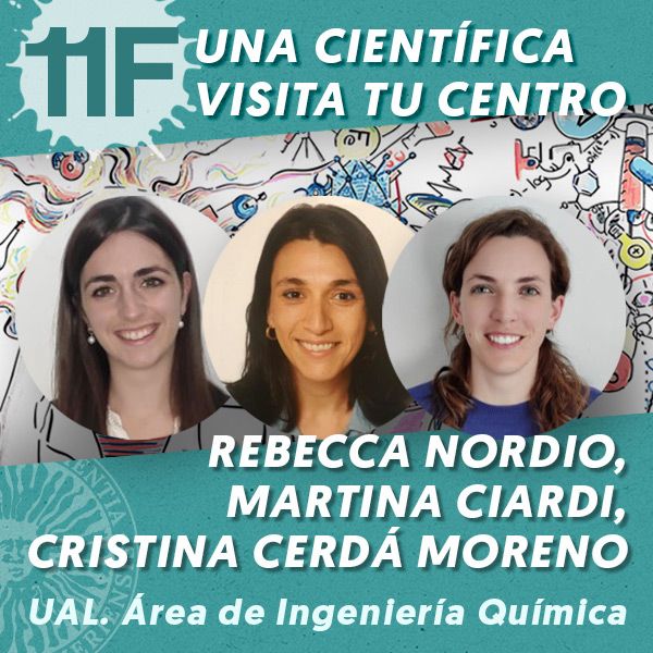 11F Una Científica Visita tu Centro: Rebecca Nordio, Martina Ciardi, Cristina Cerdá Moreno