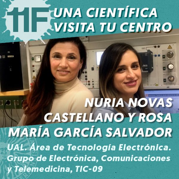 11F Una Científica Visita tu Centro: Nuria Novas Castellano y Rosa María García Salvador