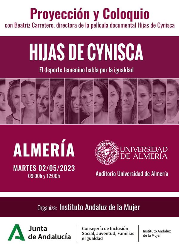 IgUALdad. Proyección de la película documental “Hijas de Cynisca”. Auditorio de la UAL. 2 de mayo