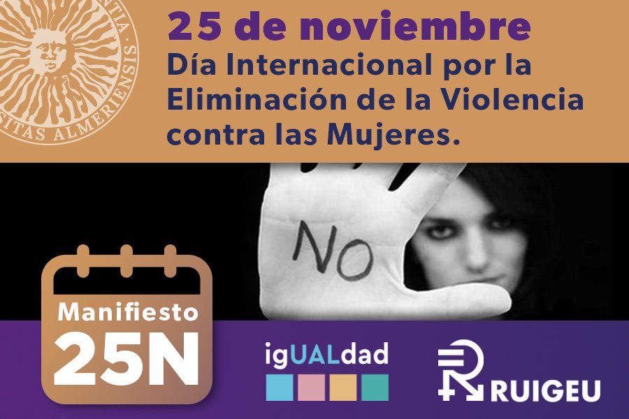 igUALdad actividades. Manifiesto 25N 2019 RUIGEU. Día Internacional por la Eliminación de la Violencia contra las Mujeres