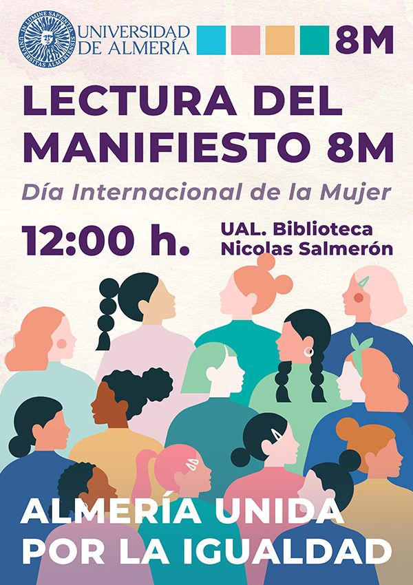 ALMERÍA UNIDA por la Igualdad. Lectura del Manifiesto 8M Universidad de Almería 2023